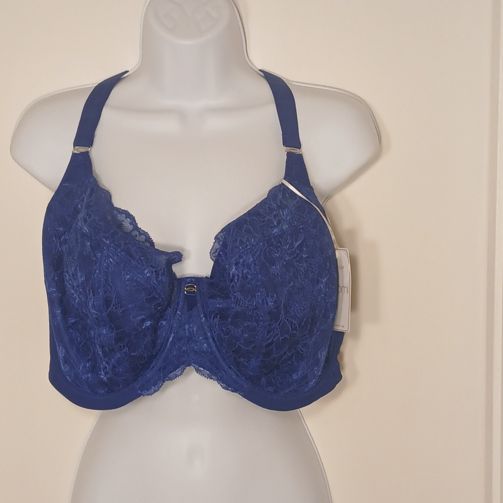 Elomi Brianna Blue Lace Bra 42H